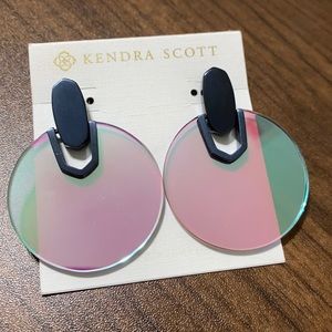 Kendra Scott Didi Dichroic Gunmetal Earrings